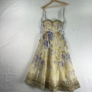 zimmermann burnout sunray midi dress Zimmermann Burnout Sunray Midi Dress